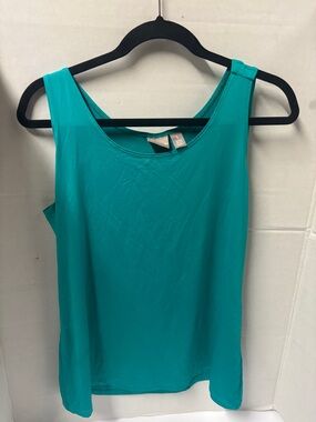 Chico's Teal Scoop Neck Tank
